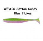 KEITECH Easy Shiner 3.5" #EA16 Cotton Candy Blue Flakes (7 gab.) silikona mānekļi