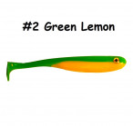 GOLTEENN Swimbait 17.5cm(~7") 02-Green Lemon, ~27g,(1 шт.) силиконовые приманки