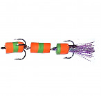JIG.LV "MANDULA Classic" ~11cm, SS wire, #9-Orange/Green VT, плавающие приманки