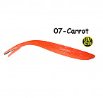 GOLTEENN Dropshot V-tail 7" 07-Carrot, ~17g,(1gab.) silikona mānekļi