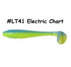 KEITECH Swing Impact Fat 3.3" #LT41 Electric Chart (7 gab.) silikona mānekļi
