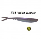 MAILE BAITS LUNKER DROP-SHOT SAWTAIL 5.5" 35-Violet Minnow (1 gab.) silikona mānekļi