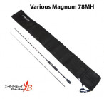 YAMAGA BLANKS Various Magnum 78MH 2.36m, 10-38g, PE #0.6-#1.5, Fuji SiC-S Stainless Frame K guides, Fuji reel seat, carbon 92%, weight 111g spinning rod
