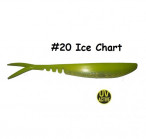 MAILE BAITS LUNKER DROP-SHOT SAWTAIL 4.4" 20-Ice Chart (1 gab.) silikona mānekļi