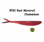 MAILE BAITS LUNKER DROP-SHOT SAWTAIL 5.5" 30-Red Motoroil Chameleon (1 gab.) silikona mānekļi