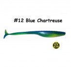 MAILE BAITS/JIG.LV SKIPPY DROP-SHOT 7" 12-Blue Chartreuse (1 gab.) silikona mānekļi