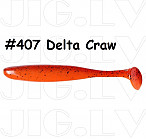 KEITECH Easy Shiner 3.5" #407 Delta Craw (7 gab.) silikona mānekļi
