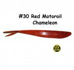 MAILE BAITS LUNKER DROP-SHOT 7" #30-Red Motoroil Chameleon (1 gab.) silikona mānekļi