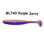KEITECH Easy Shiner 3.5" #LT43 Purple Jerry (7 gab.) silikona mānekļi