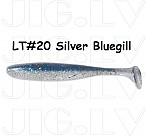 KEITECH Easy Shiner 4" LT#20 Silver Bluegill (7 pcs) silikona mānekļi