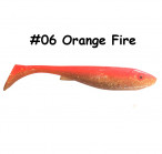 MAILE BAITS CROCODILE M 17cm, 40g, #06 Orange Fire (1 pc) silikona mānekļi