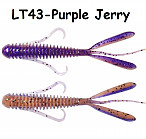 KEITECH Hog Impact 3" #LT43 Purple Jerry  (12 pcs) softbaits