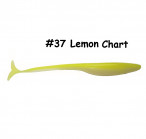 MAILE BAITS/JIG.LV SKIPPY DROP-SHOT 7" 37-Lemon Chart (1gab.) silikona mānekļi