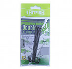 HITFISH Double Elongate+ #3/0, extra long open shank, Ø1.40mm, lenght 83mm(3 pcs) двойные крючки