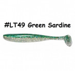 KEITECH Easy Shiner 3" #LT49 Green Sardine (10 gab.) silikona mānekļi