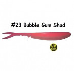 MAILE BAITS LUNKER DROP-SHOT SAWTAIL 4.4" 23-Bubblegum Shad (1 gab.) silikona mānekļi