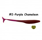 MAILE BAITS/JIG.LV SKIPPY DROP-SHOT 7" 2-Purple Chameleon (1gab.) silikona mānekļi