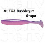 KEITECH Easy Shiner 5" LT#03 Bubblegum Grape (5 gab.) silikona mānekļi