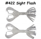 KEITECH Hyper Spider 3.2" #422 Sight Flash (6 gab.) silikona mānekļi