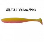 KEITECH Easy Shiner 2" #LT31 Yellow/Pink (12 gab.) silikona mānekļi