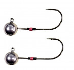 Tungsten Jig Head 18g, #3/0 hook MEITO(Japan), bait holder, (2pcs) вольфрамовые джиг-головки с крючком