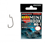 DECOY MG-1 Mini Hook Hook#6(10 pcs) offset hooks