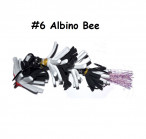 MANDULA TRJAMBULA-SHISHKA ~8.5cm body,  (~10cm with tail), #06-Albino Bee, плавающие приманки