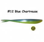 MAILE BAITS LUNKER DROP-SHOT 7" 12-Blue Chartreuse (1 gab.) silikona mānekļi