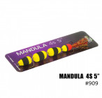 MANDULA 4S 5" ~12.5cm (with tail), Origin hooks, #909, peldošs māneklis
