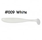 KEITECH Easy Shiner 3" #009 White (10 gab.) silikona mānekļi
