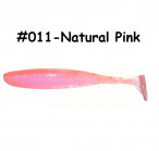 KEITECH Easy Shiner 3" #011 Natural Pink (10 gab.) silikona mānekļi