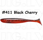 KEITECH Easy Shiner 5" #411 Black Cherry (5 pcs) softbaits