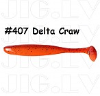 KEITECH Easy Shiner 2" #407 Delta Craw (12 gab.) silikona mānekļi
