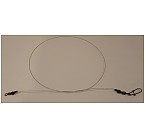 AGAT Trolling Leader, AFW 4x6 steel wire, 50cm, 30Lb (~14kg) (1 pc) wire leader