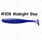 KEITECH Easy Shiner 4" #308 Midnight Blue (7 pcs) silikona mānekļi