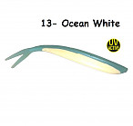 GOLTEENN Dropshot V-tail 7" 13-Ocean White, ~17g,(1gab.) silikona mānekļi