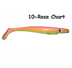 GOLTEENN Piggy 20cm 10-Rose Chart, 20cm, ~46g,(1 шт.) силиконовые приманки