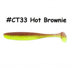 KEITECH Easy Shiner 4.5" #CT33 Hot Brownie (6 pcs) softbaits