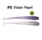 GOLTEENN Flat Slug 10"(25cm), ~25g 5-Violet Pearl (1gab.) silikona mānekļi