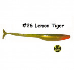 MAILE BAITS/JIG.LV SKIPPY DROP-SHOT 7" 26-Lemon Tiger (1gab.) silikona mānekļi