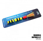 MANDULA HAPUGA 4.4"  ~11cm (with tail), Origin hooks, #204, peldošs māneklis