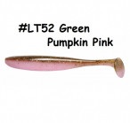 KEITECH Easy Shiner 3" #LT52 Green Pumpkin Pink (10 pcs) softbaits