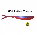 MAILE BAITS LUNKER DROP-SHOT SAWTAIL 5.5" 36-Rotten Tomato (1 gab.) silikona mānekļi