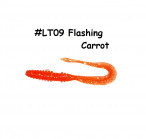 KEITECH Mad Wag Mini 2.5" #LT09 Flashing Carrot (12 pcs) softbaits