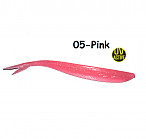 GOLTEENN Dropshot V-tail 7" 05-Pink, ~17g,(1gab.) silikona mānekļi