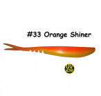 MAILE BAITS LUNKER DROP-SHOT SAWTAIL 4.4" 33-Orange Shiner (1 gab.) silikona mānekļi