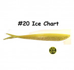 MAILE BAITS LUNKER DROP-SHOT 7" 20-Ice Chart (1 gab.) silikona mānekļi