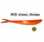 MAILE BAITS LUNKER DROP-SHOT 7" 25-Atomic Chicken (1 gab.) silikona mānekļi