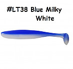 KEITECH Easy Shiner 2" #LT38 Blue Milky White (12 шт.) силиконовые приманки