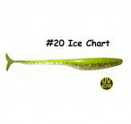 MAILE BAITS/JIG.LV SKIPPY DROP-SHOT 7" 20-Ice Chart (1gab.) silikona mānekļi